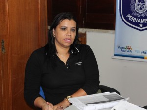 Delegada Sara Machado fala sobre alta de 57% no número de homicidios em Petrolina (Foto: Juliane Peixinho / G1)