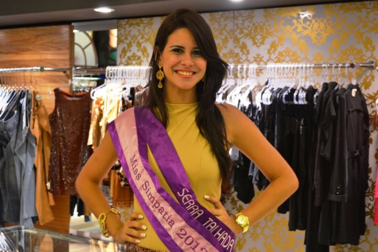 Natalia Oliveria, Miss Simpatia 2012. Titulo inedito para a cidade