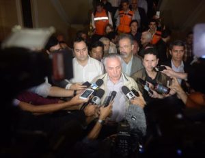 Temer anuncia empréstimo de R$ 600 milhões para obras preventivas