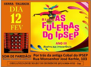 'As Fuleiras do Ipsep' serão destaque no Carnaval de ST