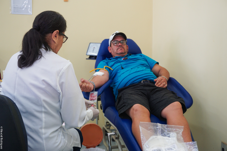 Hemope recebe apoio de 40 doadores em ST