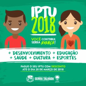 PMST lança campanha do IPTU com 30% de desconto