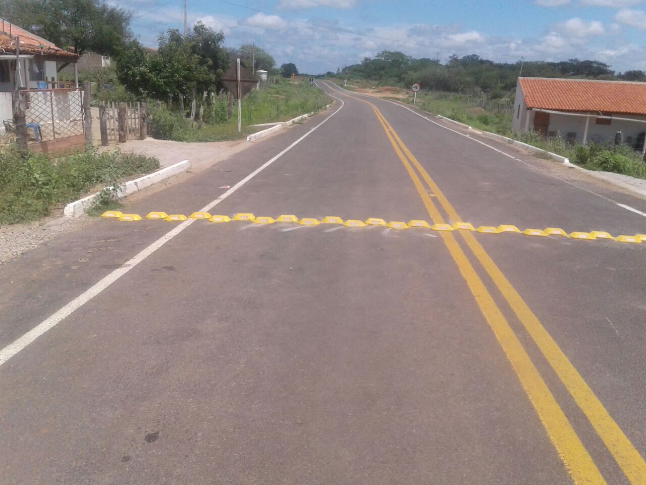 Estrada de Bernardo Vieira, em ST, ganha mais segurança