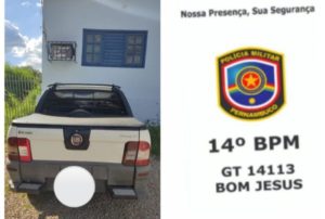 Carro roubado em Recife é recuperado pela Polícia em ST