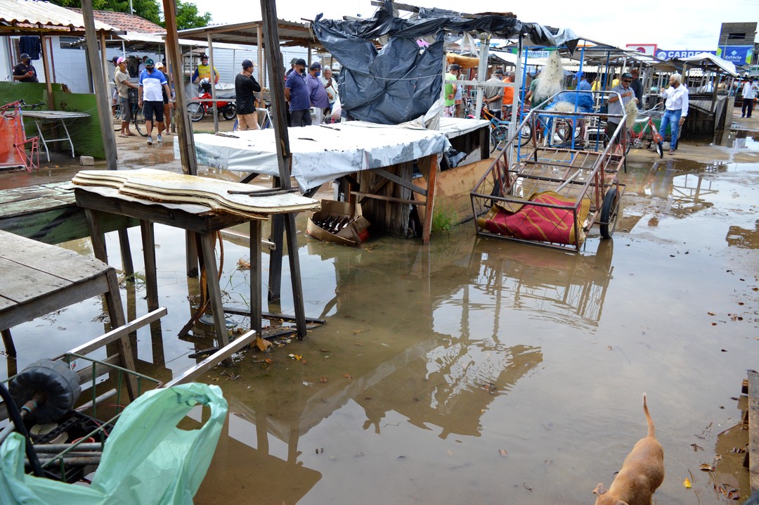 Chuva de 110 mm causa prejuízos em bairros de ST