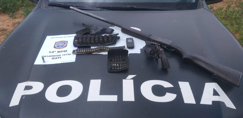 Homem é detido com armas e munições em ST