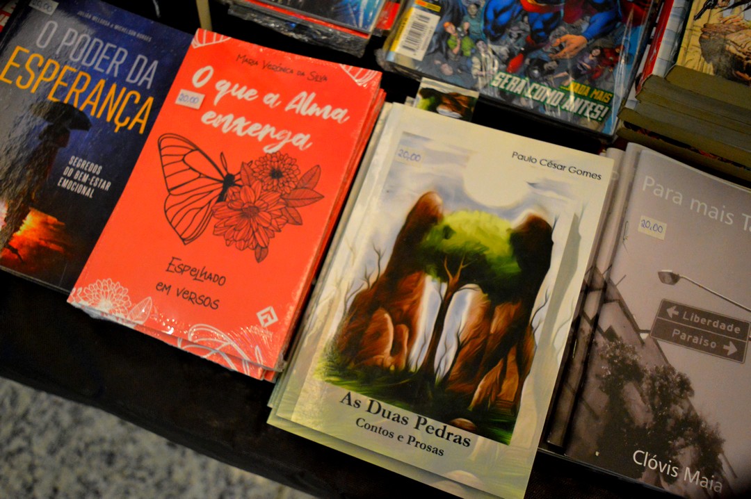Livros de serra-talhadenses em exposição