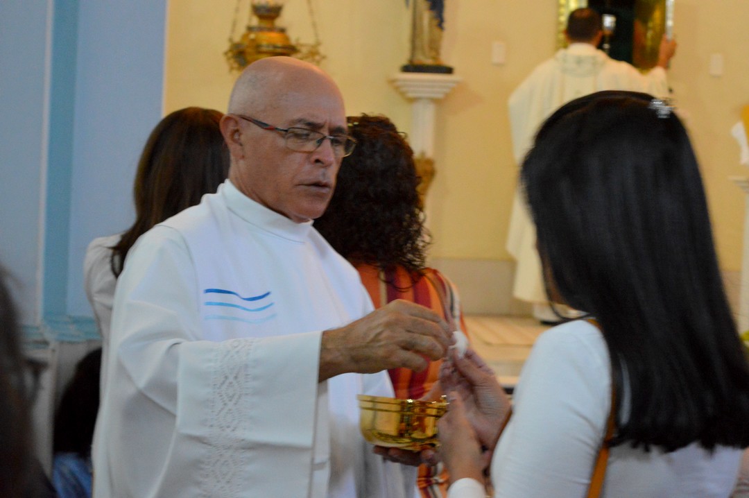 Procissão de Corpus Christi reúne centenas de fiéis em ST nesta 5ª (16)