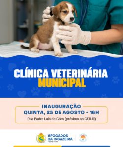 Afogados inaugura clínica veterinária municipal