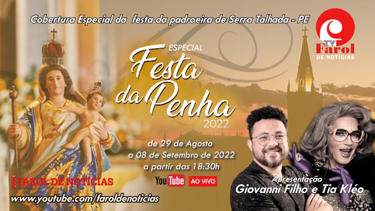TV Farol transmite os 10 dias da Festa de Nossa Senhora da Penha