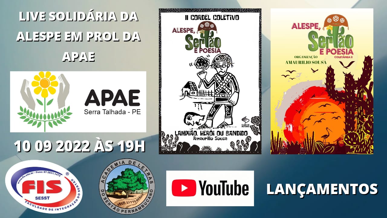 Live Solidária em prol da Apae-Serra Talhada é adiada