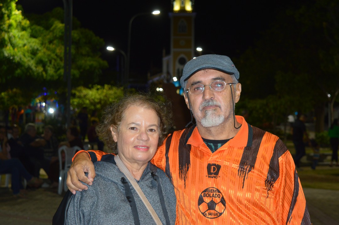 Casal se conheceu há 37 anos na Festa da Penha em ST