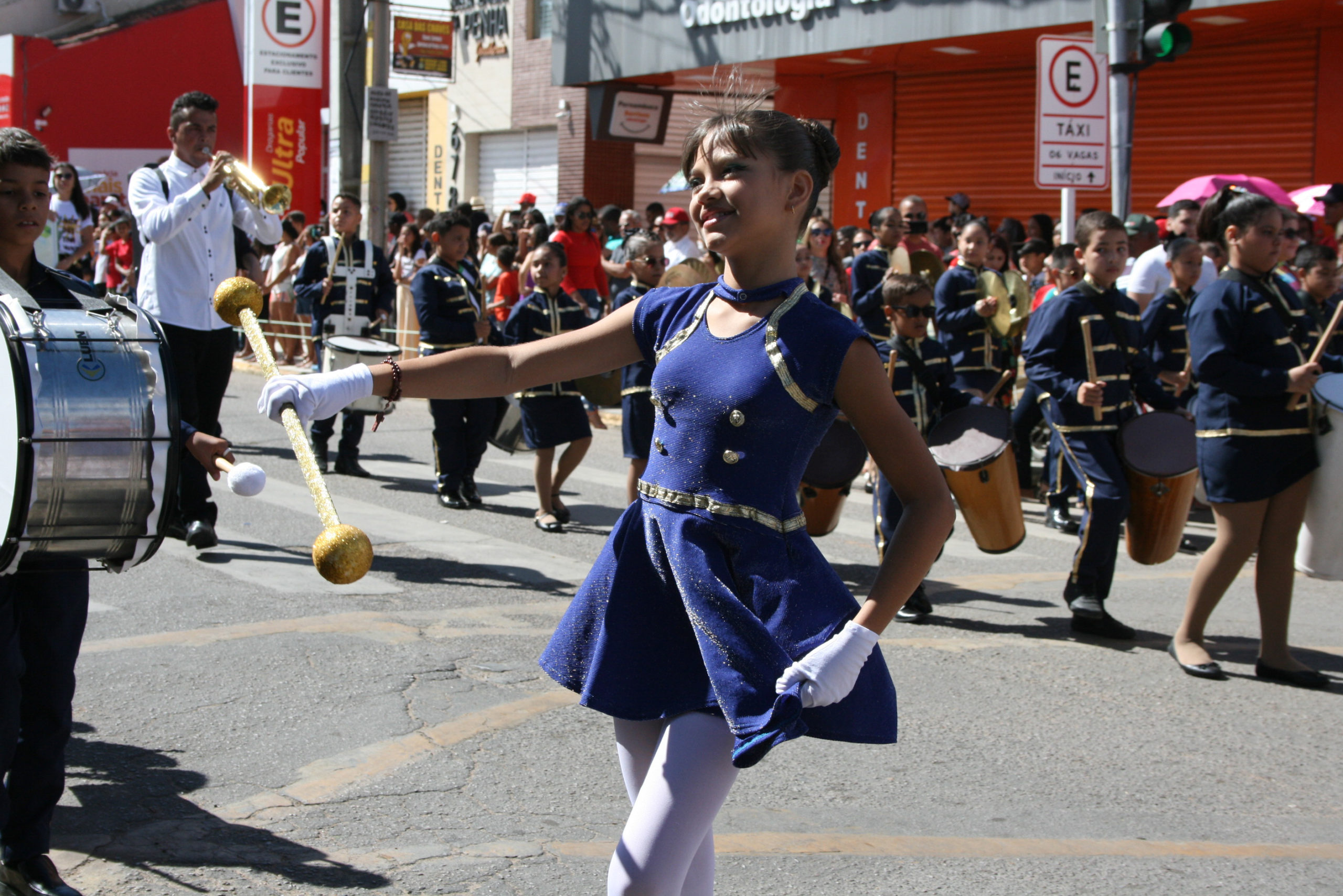 Desfile cívico atraiu grande público à Enock Ignácio