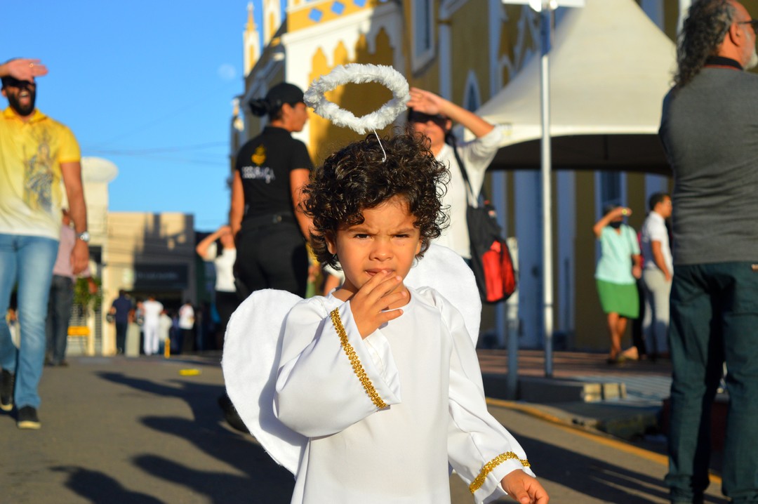 Fé, emoção e promessas encheram as ruas de ST