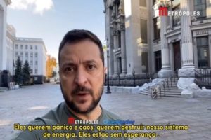 Vídeo: Zelensky diz que Rússia quer causar “pânico e caos” na Ucrânia