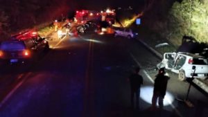 7 pessoas morrem em acidente com 4 carros em Ouro Preto
