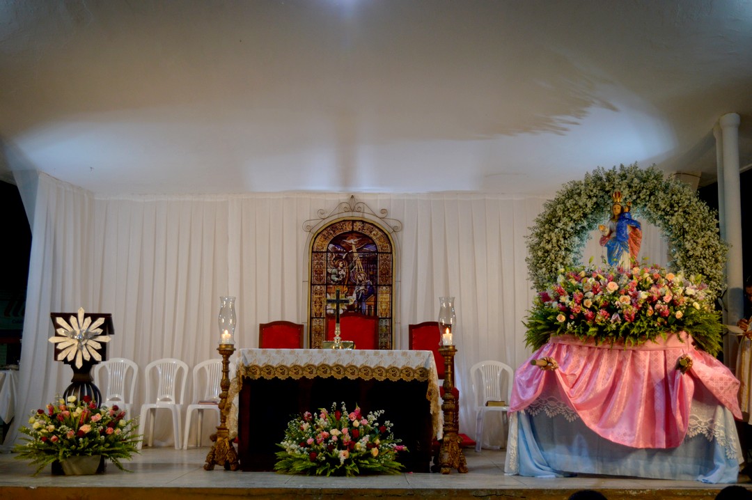Fiéis se reúnem para encerramento da Festa do Rosário em ST