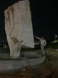 Rapadura gigante vira atração em Santa Cruz