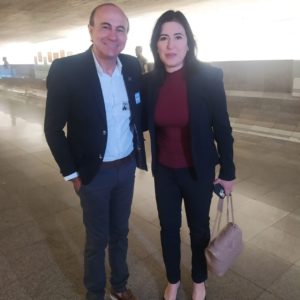 Irlando tem encontro com Simone Tebet em Brasília