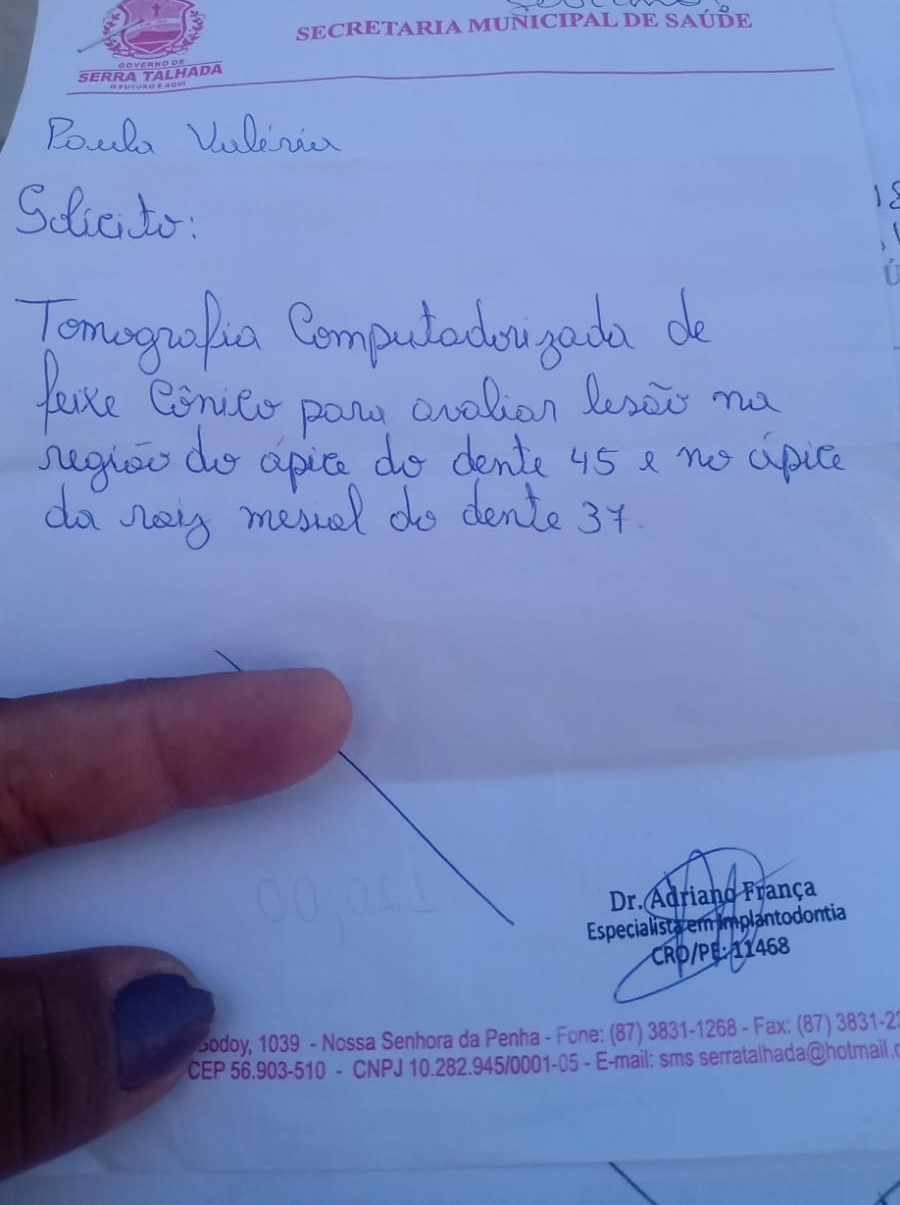 Mãe desesperada pede ajudar para fazer exame em Serra Talhada