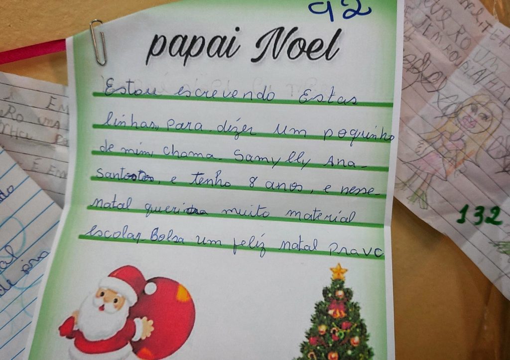 Mais de 300 crianças de ST escreveram para Papai Noel