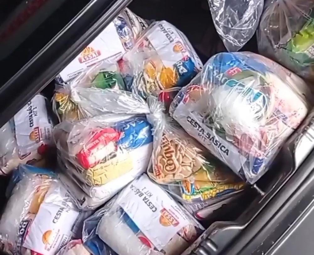 Jovem de ST realiza campanha de doação de alimentos há 3 anos