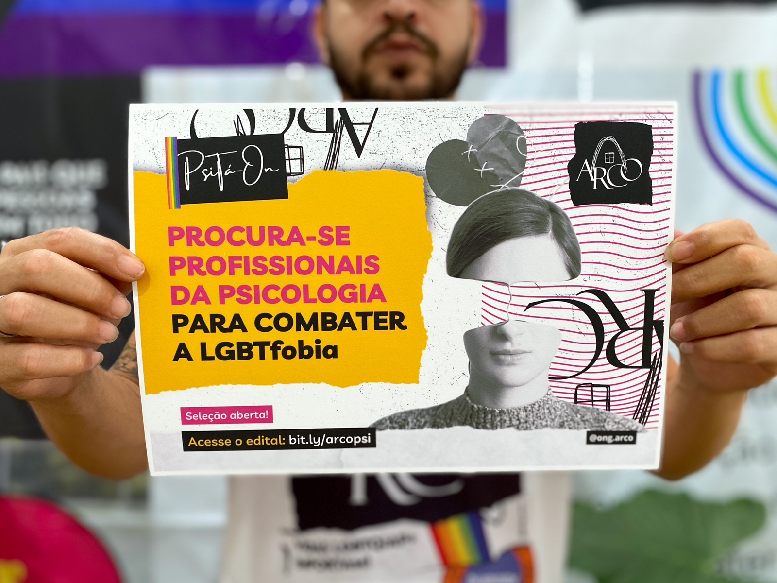 ONG Arco lança seleção para voluntariado em saúde mental LGBTQIAP+