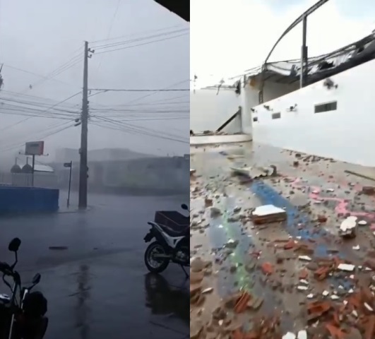 Temporal assusta e causa prejuízos em Salgueiro