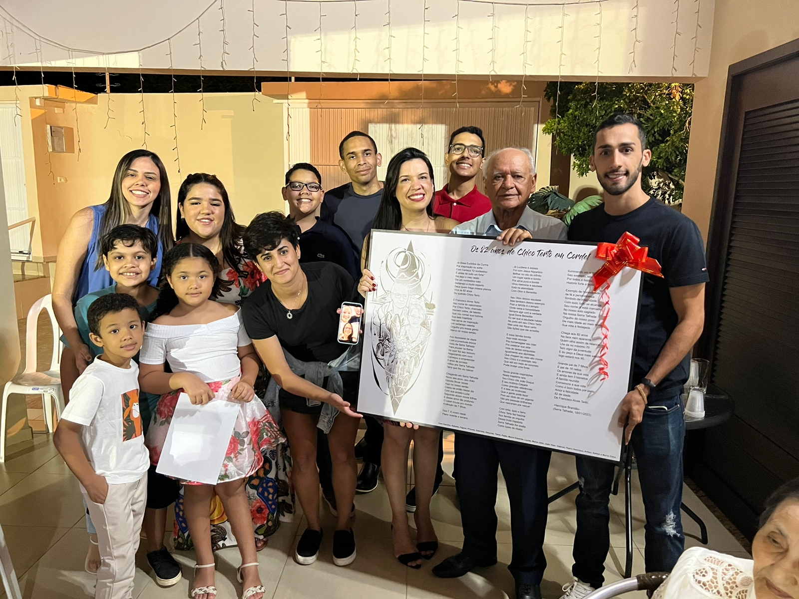 Família Terto celebra vida de seu patriarca em ST