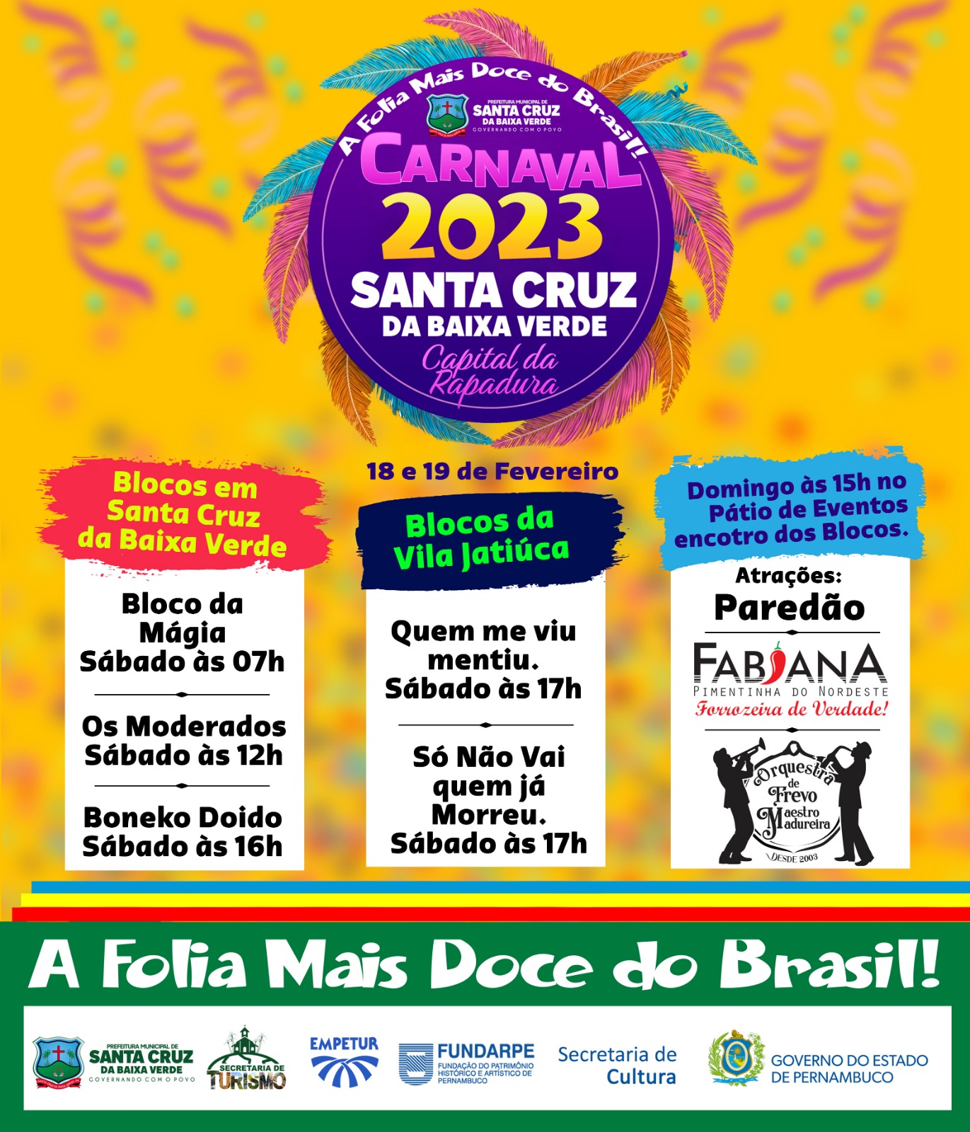 Santa Cruz lança programação do Carnaval