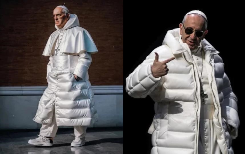 Imagens falsas do Papa com casaco estiloso viralizam nas redes sociais