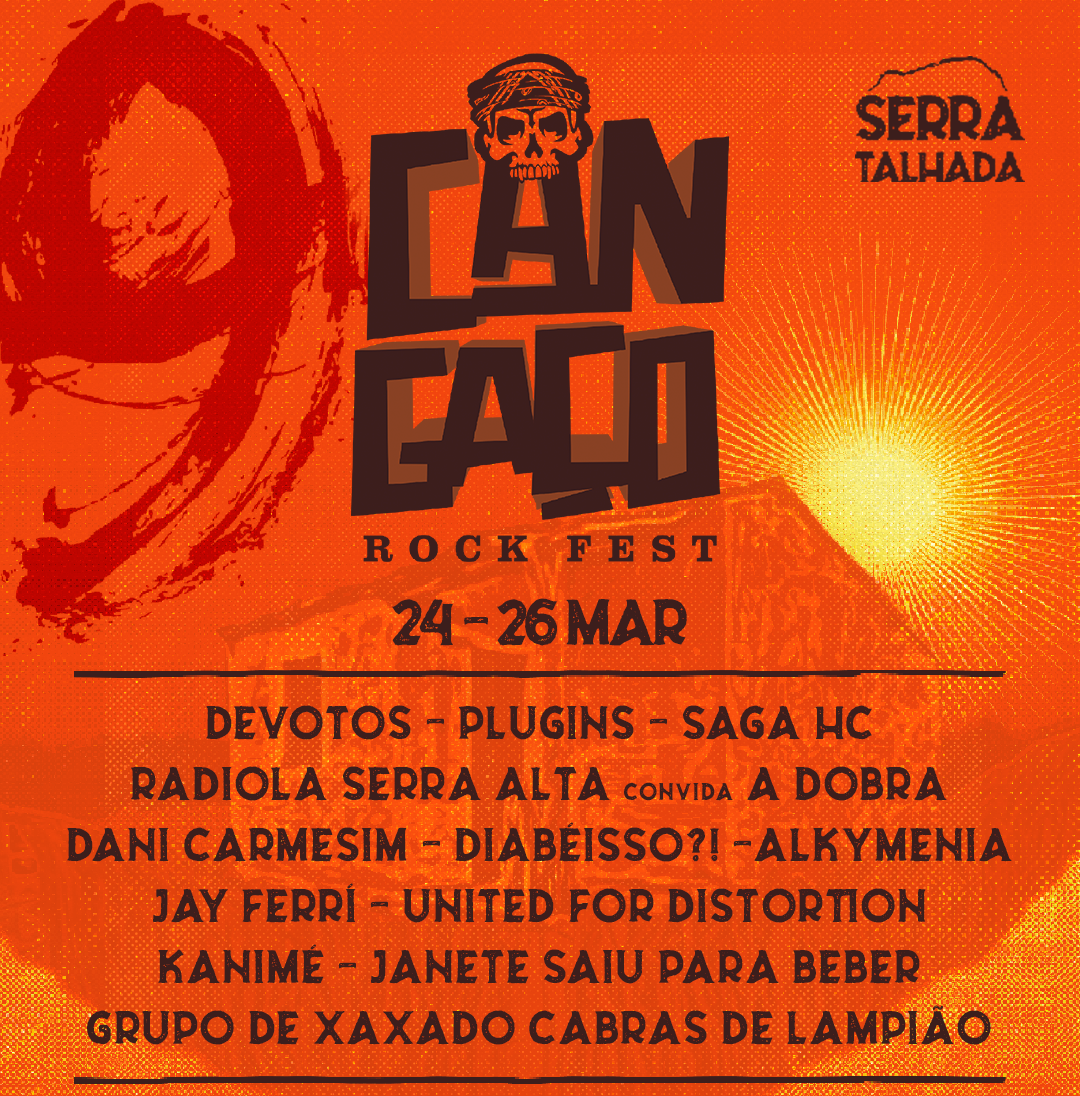 Cangaço Rock Fest realiza 9ª edição em ST com shows itinerantes