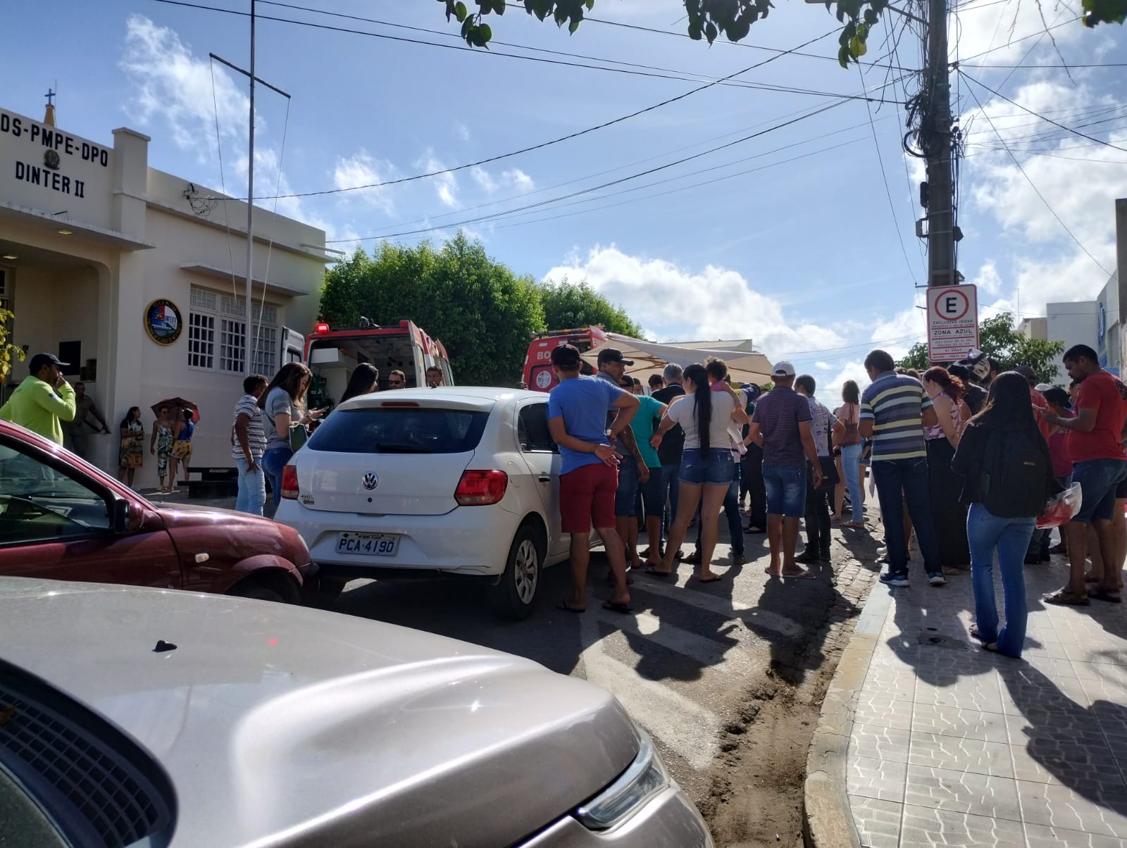 Atropelamento tumultua Centro de ST nesta 5ª e deixa um ferido