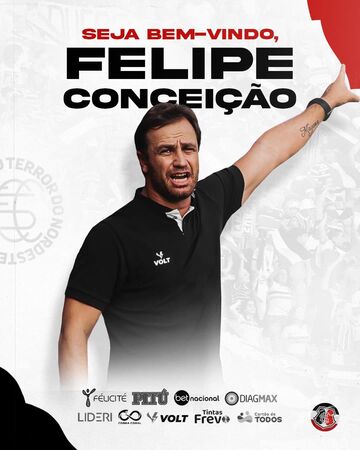 Santa Cruz anuncia contratação do técnico Felipe Conceição