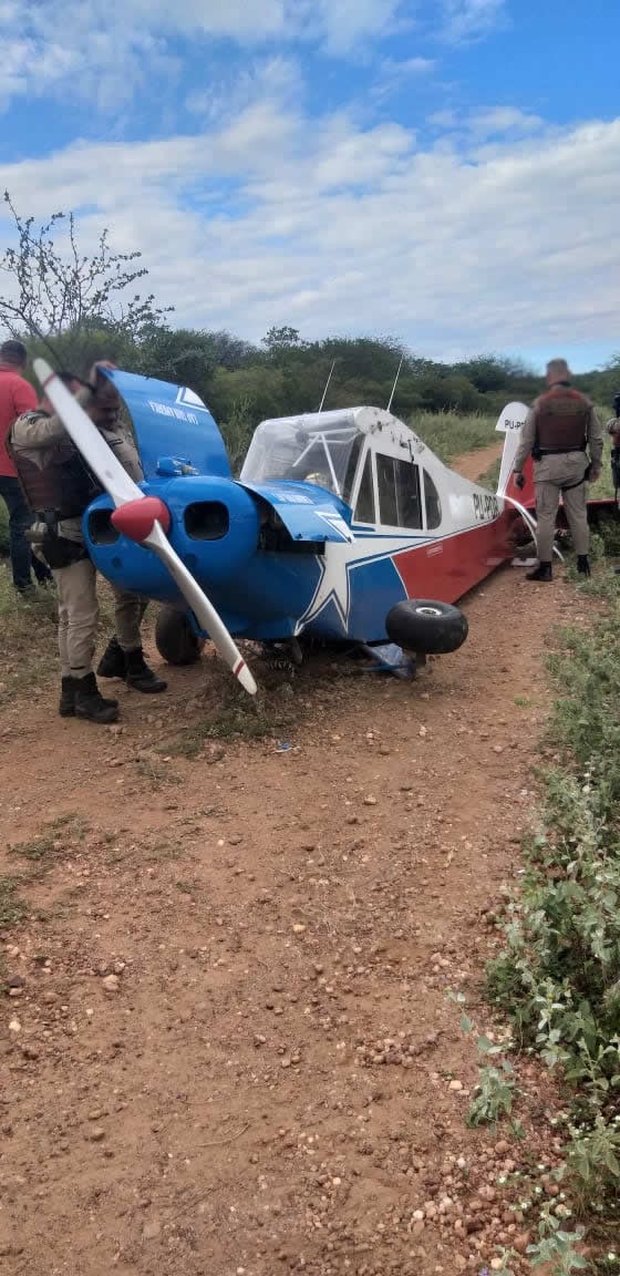 Aeronave realiza pouso forçado na zona rural de Casa Nova-BA
