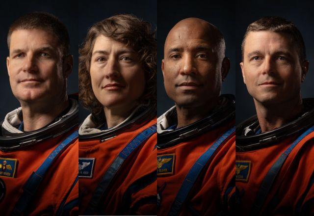 Nasa anuncia quatro astronautas para próxima missão à Lua