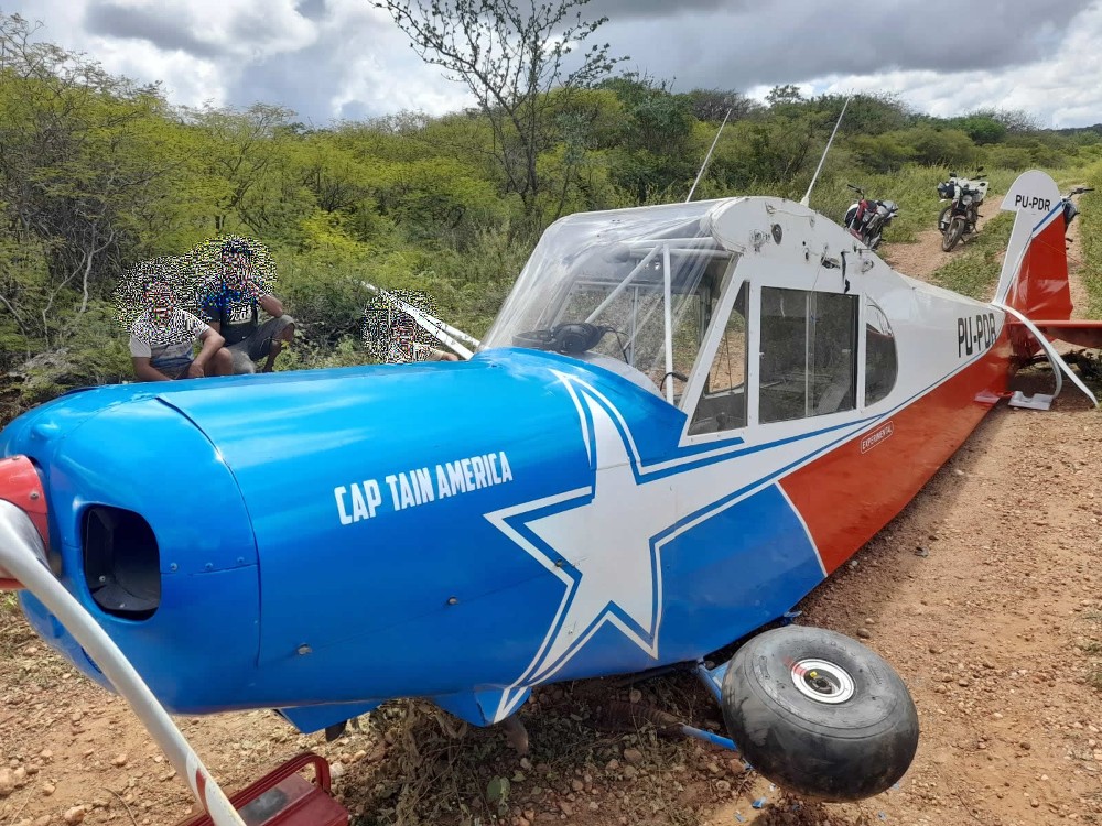 Aeronave realiza pouso forçado na zona rural de Casa Nova-BA