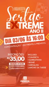 Premocil realiza a 2ª corrida do Circuito Sertão Extreme