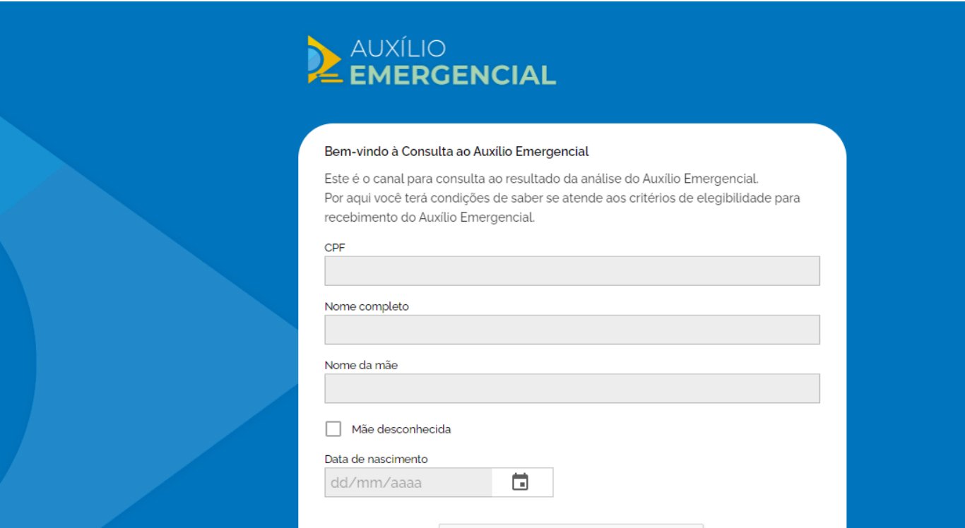 Dataprev atualiza consulta a auxílio emergencial de abril; parcelas de R$ 600 a R$ 3 mil