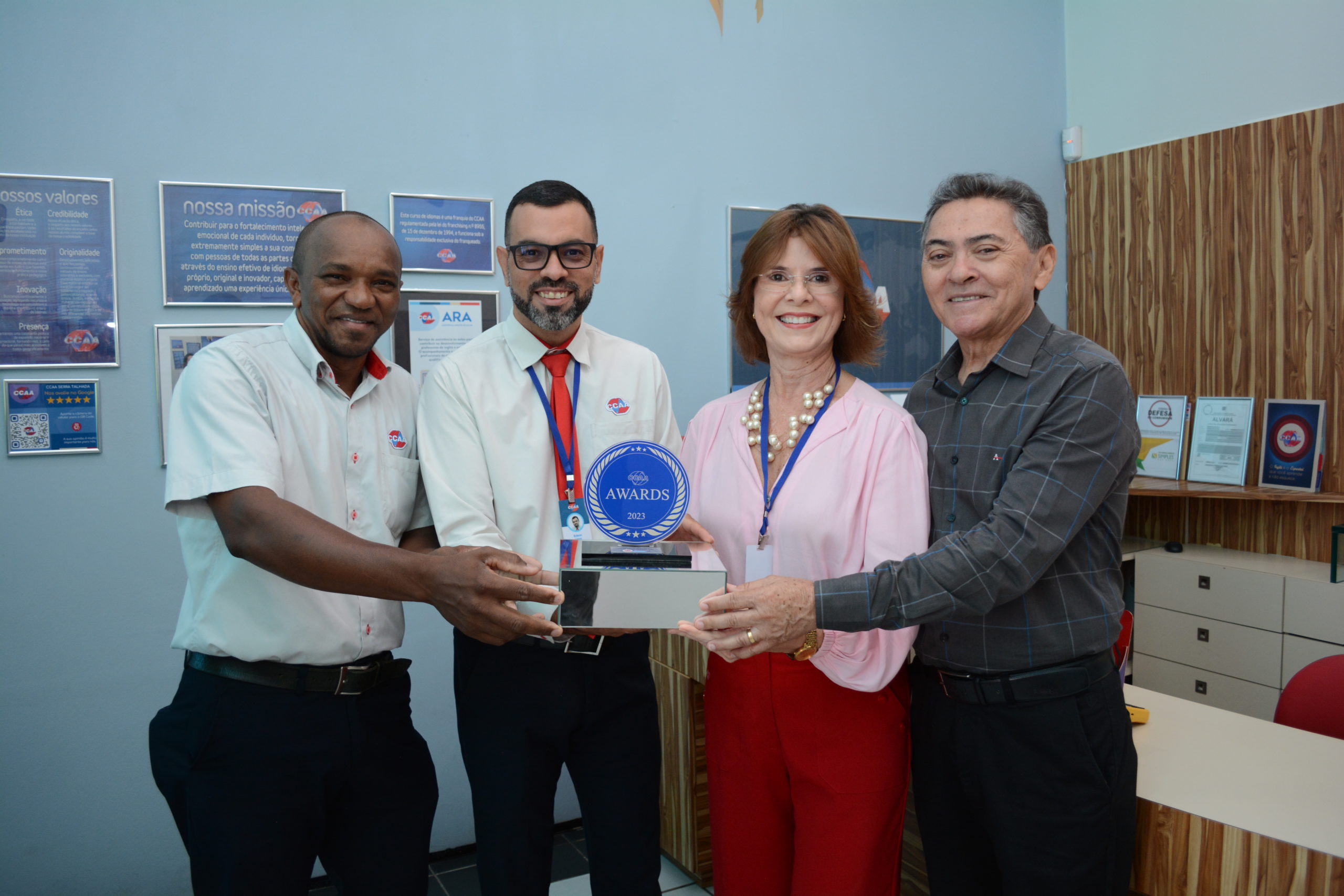 CCAA ST ganha prêmio nacional que consolida qualidade do ensino