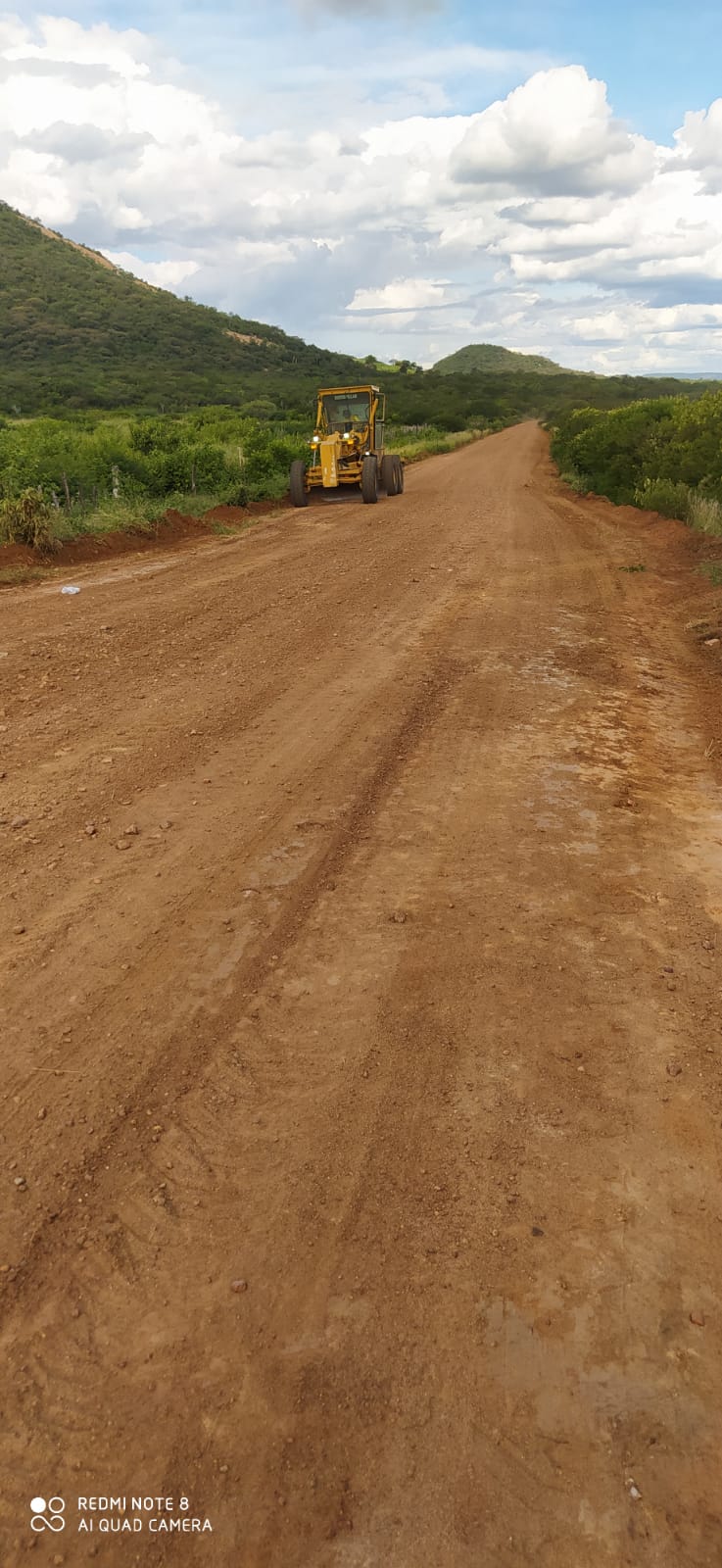 Começa recuperação das estradas de Calumbi