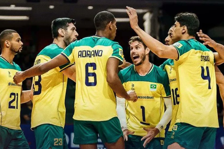 Brasil supera a Alemanha na estreia da Liga das Nações Masculina
