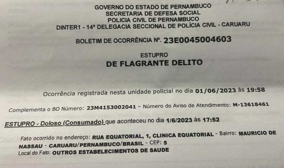 Médico é preso após denúncia de estupro