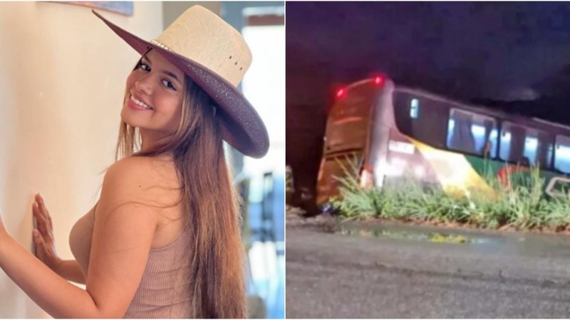 Brisa Star, a Fadinha do Piseiro, sofre acidente de ônibus