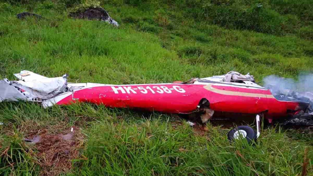 Queda de avião na Colômbia deixa seis mortos, entre eles, cinco políticos