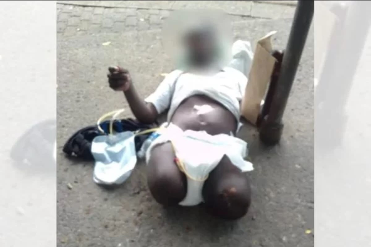 Homem com pernas amputadas é abandonado fora do hospital