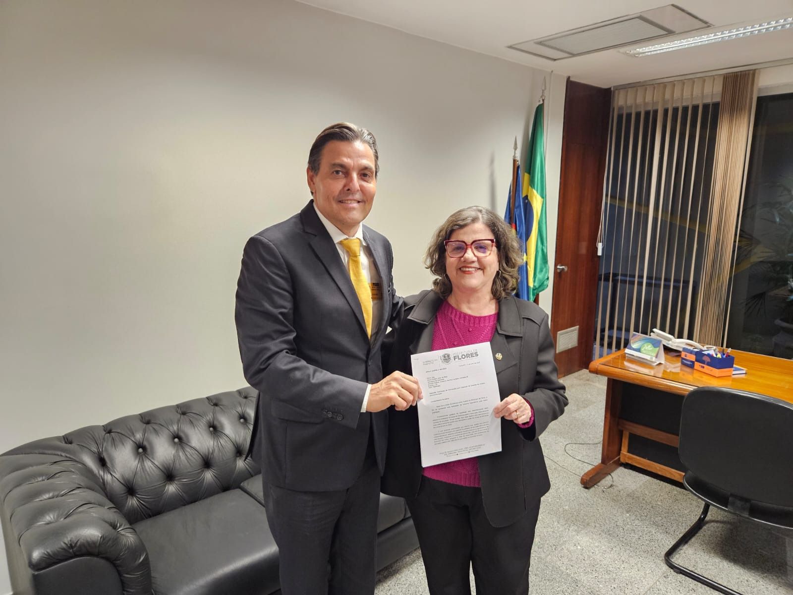 Marconi registra audiência com Teresa Leitão