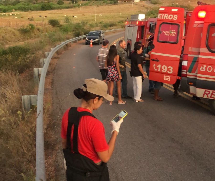 Final de tarde trágico com três jovens feridos em Serra Talhada