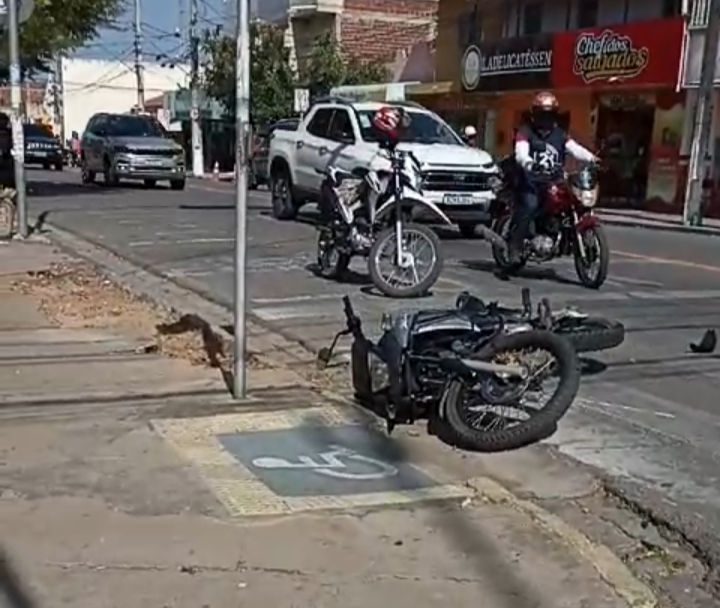 Mais um acidente no Centro de ST revela insegurança no trânsito