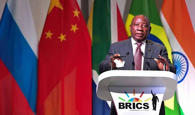 África do Sul confirma 67 países convidados para cúpula do Brics